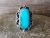 Navajo Indian Jewelry Nickel Silver Turquoise Ring Size 8 - J. Cleveland