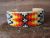 Navajo Indian Hand Beaded Cuff Bracelet by Jackie Cleveland