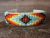 Navajo Indian Hand Beaded Cuff Bracelet by Jackie Cleveland