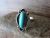 Navajo Indian Jewelry Nickel Silver Turquoise Ring Size 8.5 Phoebe Tolta