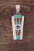 Zuni Indian Sterling Silver Sunface  Inlay Pendant by Edaakie