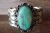 Navajo Indian Nickel Silver Turquoise Bracelet by Jackie Cleveland!