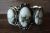 Navajo Indian Nickel Silver Howlite Bracelet by Jackie Cleveland!