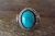 Navajo Indian Jewelry Sterling Silver Turquoise Ring Size 6.5 - Platero