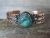 Navajo Indian Copper & Turquoise Cuff Bracelet by Cleveland