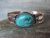 Navajo Indian Copper & Turquoise Cuff Bracelet by Cleveland