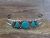 Navajo Sterling Silver & Turquoise 5 Stone Cuff Bracelet - Begay