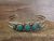 Navajo Sterling Silver & Turquoise 5 Stone Cuff Bracelet - Begay