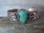 Navajo Indian Copper & Turquoise Cuff Bracelet by Cleveland