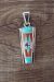 Zuni Indian Sterling Silver Sunface  Inlay Pendant by Edaakie