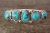 Navajo Sterling Silver Turquoise 5 Stone Cuff Bracelet! Begay