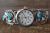 Native American Indian Jewelry Sterling Silver Turquoise  Watch - Saunders