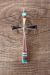 Zuni Indian Sterling Silver Inlay Cross Pendant by  Lynette Bowannie.