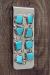 Zuni Indian Jewelry Turquoise Money Clip! Curt Cheama