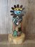 Hand Carved Hopi Sunface Shalako Signed J. Nequatewa