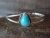 Navajo Indian Sterling Silver Turquoise Bracelet by Mariano