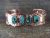 Native American Jewelry Copper Turquoise Bracelet by Bobby Cleveland