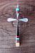 Zuni Indian Sterling Silver Inlay Cross Pendant by  Lynette Bowannie.