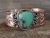 Navajo Indian Copper & Turquoise Bracelet by Jackie Cleveland