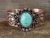 Navajo Indian Copper & Turquoise Bracelet by Jackie Cleveland