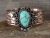 Navajo Indian Copper & Turquoise Bracelet by Jackie Cleveland