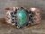 Navajo Indian Copper & Turquoise Bracelet by Jackie Cleveland