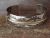 Native American Navajo Indian Nickel Silver Brass Cuff Bracelet by James