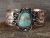 Navajo Indian Copper & Turquoise Bracelet by Jackie Cleveland