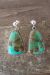 Navajo Sterling Silver Turquoise Post Earrings - Shirley Henry