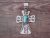 Navajo Indian Nickel Silver Turquoise Cross Pendant Signed JC