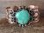 Navajo Indian Copper & Turquoise Bracelet by Jackie Cleveland