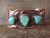 Native American Copper Turquoise Bracelet by Bobby Cleveland