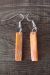 Navajo Indian Jewelry Spiny Oyster Slab Dangle Earrings!  Lovato