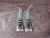 Navajo Sterling Silver Turquoise & Gold Fill Petroglyph Dangle Earrings Signed T&R Singer