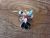 Zuni Sterling Silver Inlay Hummingbird Pendant by Edaakie