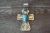 Native American Jewelry Nickel Silver Turquoise Cross Pendant by Jackie Cleveland!