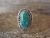 Navajo Indian Sterling Silver Turquoise Ring Size 7.5 - Annette Chiquito