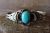 Native American Jewelry Nickel Silver Turquoise Bracelet by Phoebe Tolta