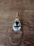 Zuni Indian Sterling Silver Inlay Pendant by  Boone