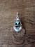 Zuni Indian Sterling Silver Inlay Pendant by  Boone