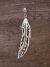 Navajo Sterling Silver Feather Pendant - T&R Singer