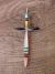 Zuni Indian Sterling Silver Inlay Cross Pendant by  Lynette Bowannie