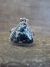 Navajo Sterling Silver & White Buffalo Turquoise Ring by Gordon - Size 8.5