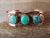 Native American Jewelry Copper Turquoise Bracelet by Bobby Cleveland