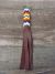 Navajo Indian Hand Beaded Fringe Key Chain - J. Cleveland