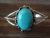 Navajo Indian Jewelry Sterling Silver Turquoise Bracelet -Martinez