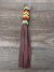 Navajo Indian Hand Beaded Fringe Key Chain - J. Cleveland