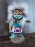 Navajo Indian Handmade Sunface Kachina Signed RY