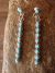 Native American Sterling Silver Turquoise Post Earrings! Zuni Indian