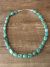 Navajo Indian Hand Strung Turquoise Stone Necklace by D. Jake